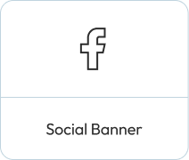 11 social banner block