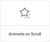 6 animation on scroll block