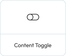 8 content toggle block